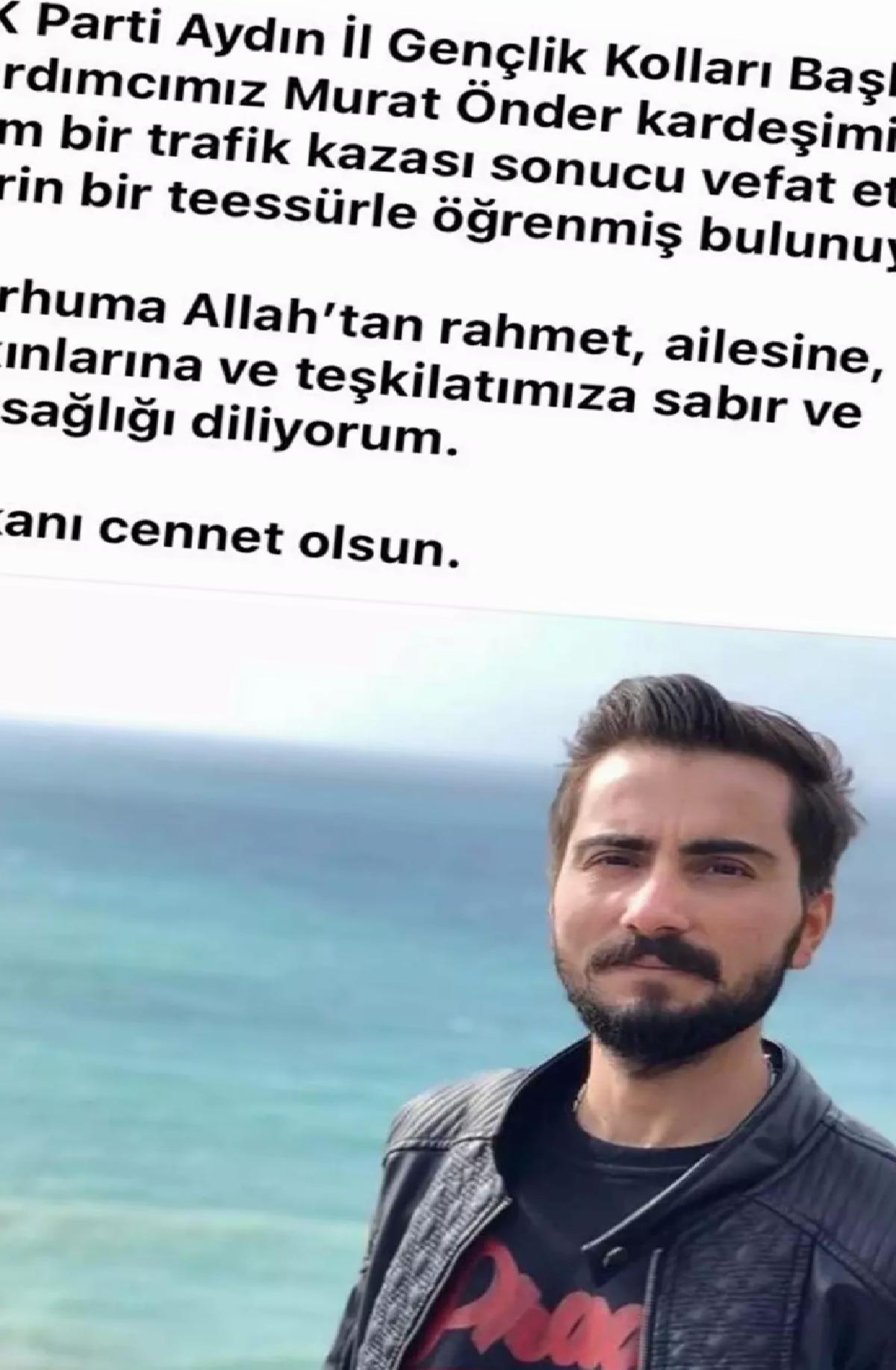 Trajik Kaza: AK Partili Gençlik Kolları Başkan Yardımcısı Hayatını Kaybetti