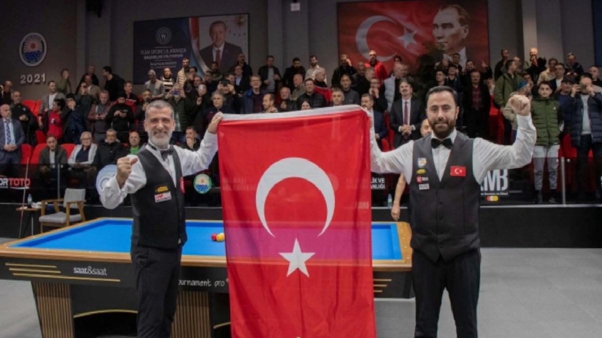Türk takımı 3 bant bilardoda Avrupa şampiyonu