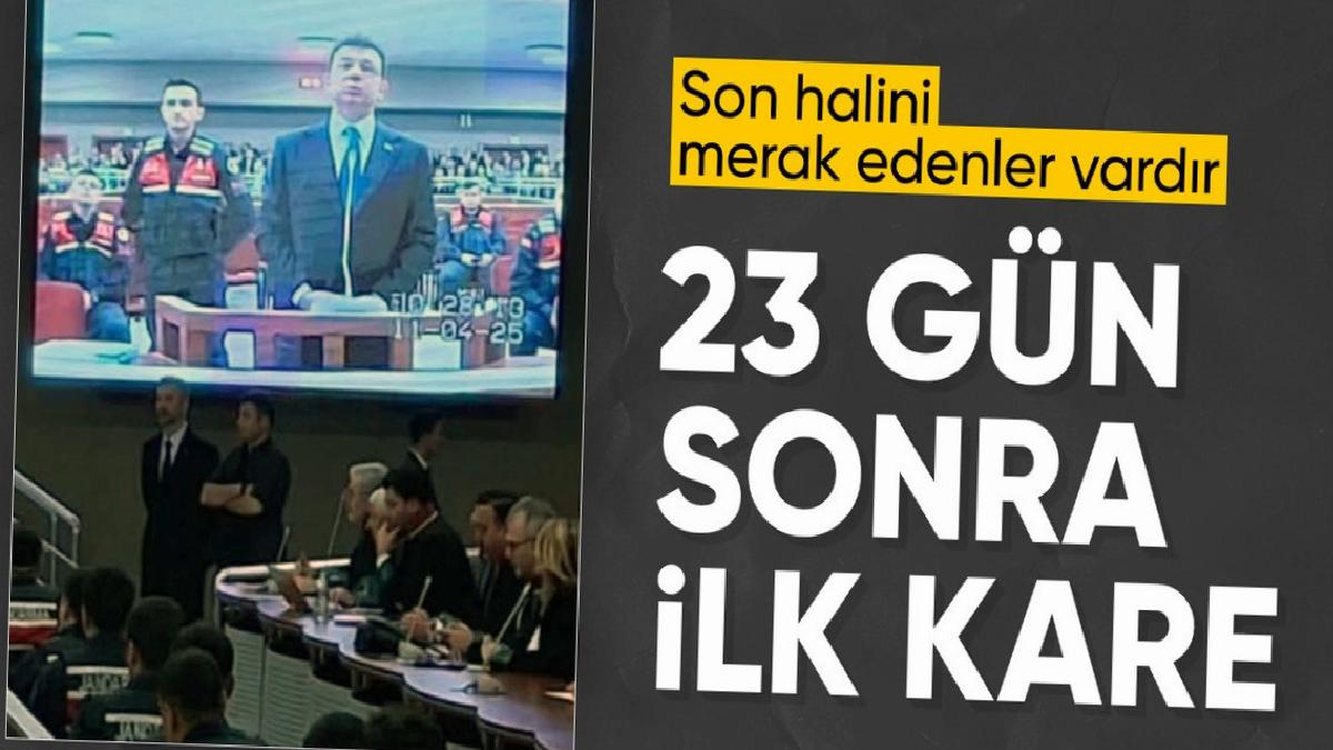 Tutuklu Ekrem İmamoğlu’un yargılandığı mahkemeden ilk görüntü