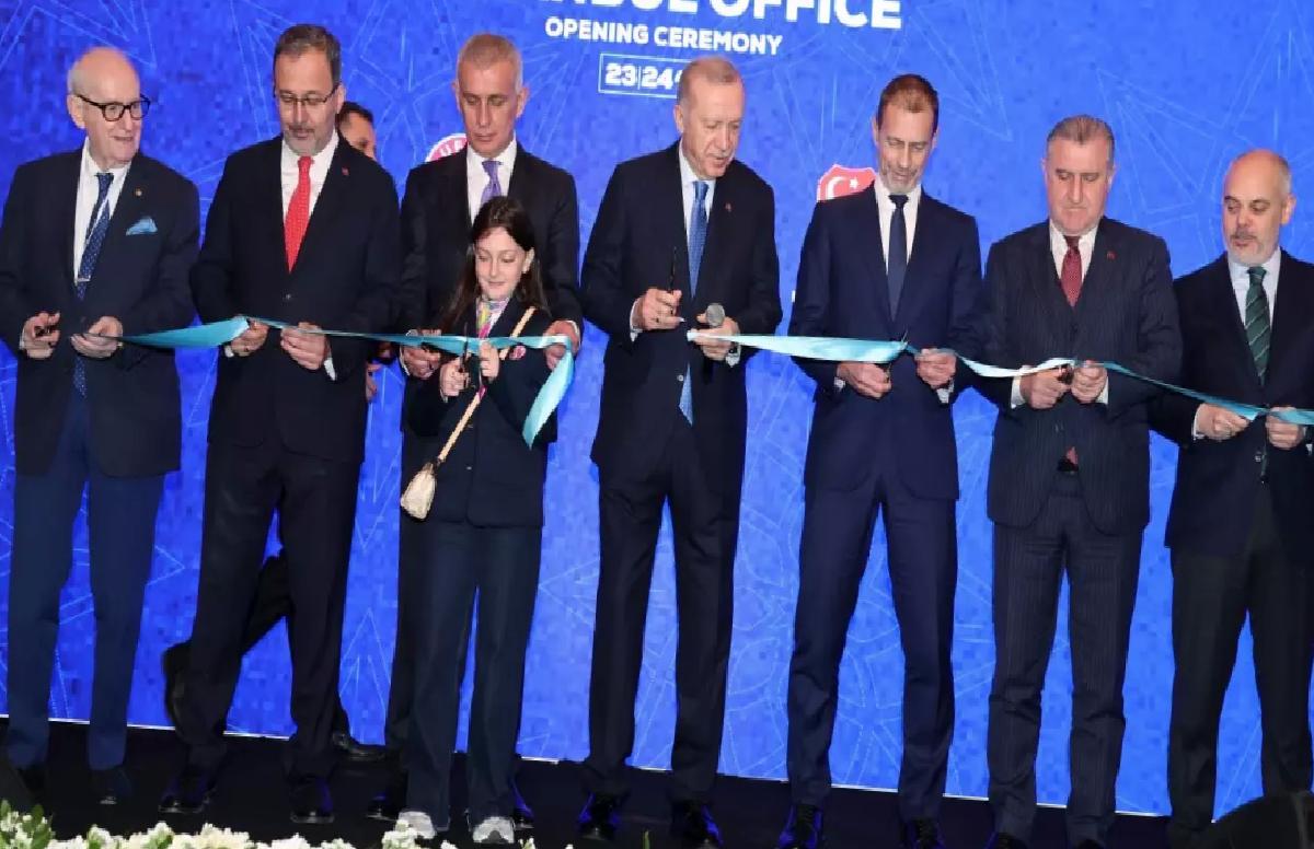 UEFA’nın İstanbul’daki temsilciliğinin açılışı yapıldı