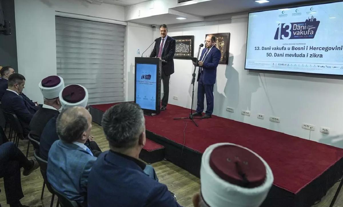 Vakıflar Genel Müdürü Aksu “Bosna Hersek Vakıf Günleri” açılış törenine katıldı