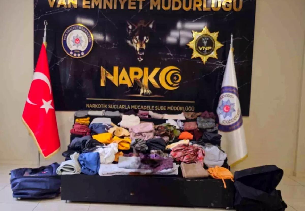 Van’da 48 Kilogram Uyuşturucu Ele Geçirildi
