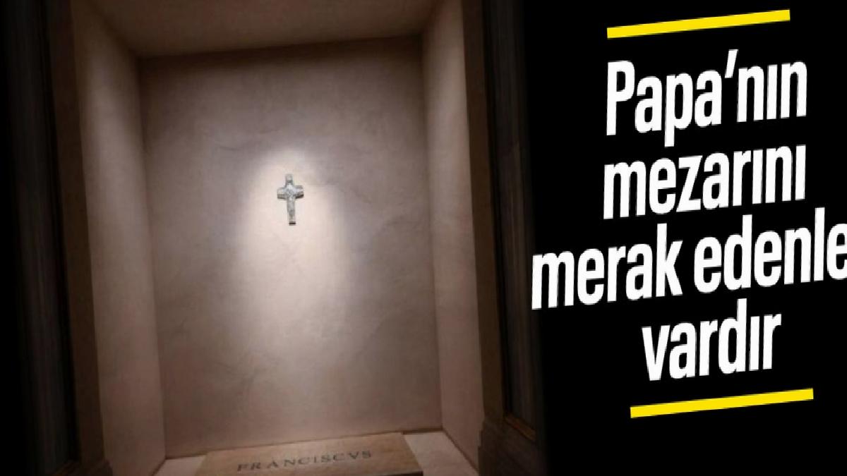 Vatikan yayınladı: Papa Francis’in mezarından ilk fotoğraflar