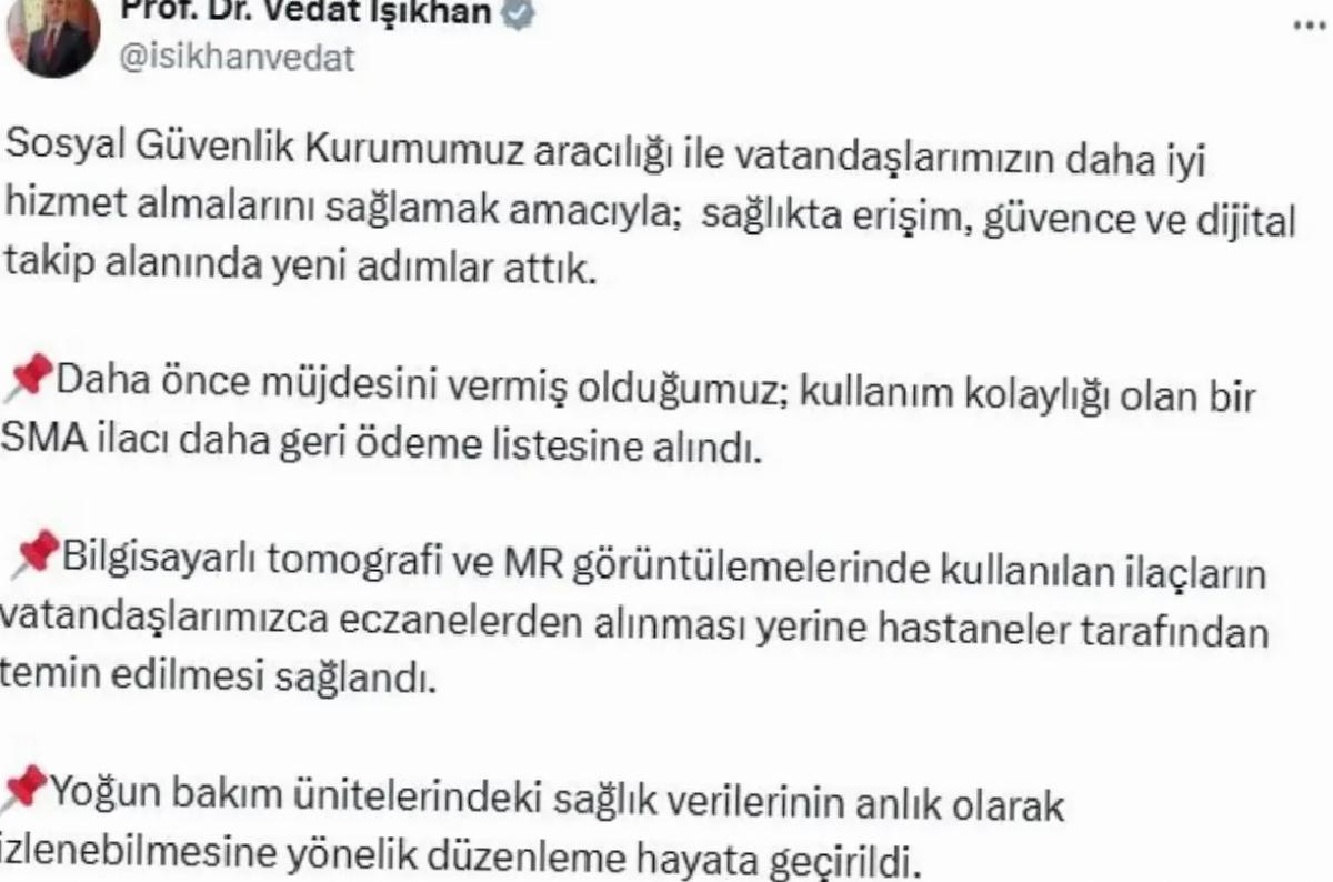 Yeni SMA İlaçı Geri Ödeme Listesine Alındı