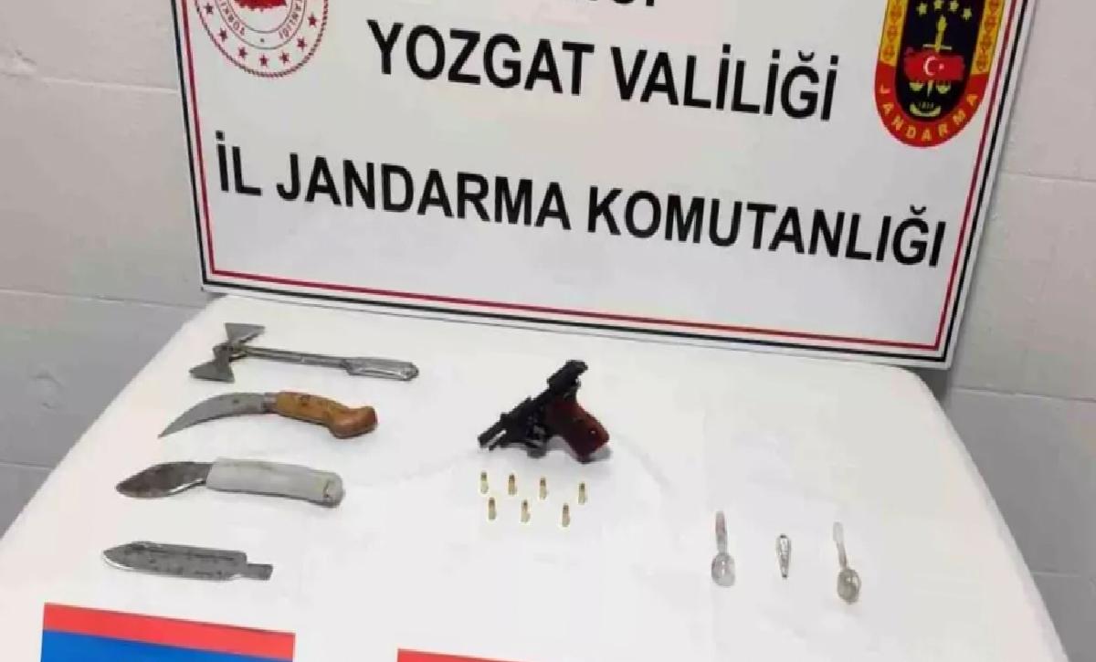 Yerköy’de Uyuşturucu ve Silah Yakalandı