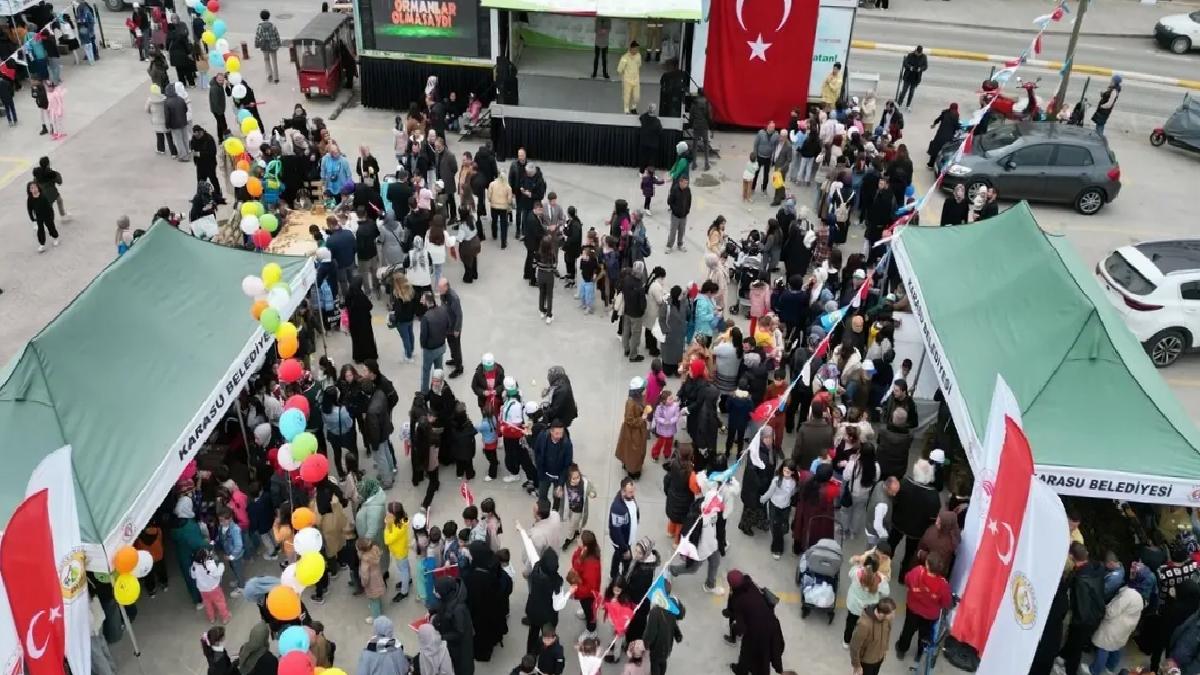 Yeşil Vatan Tırı Çocuklarla Buluştu