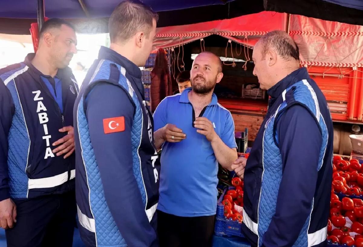 Zabıta Ekibinden Pazar Denetimi