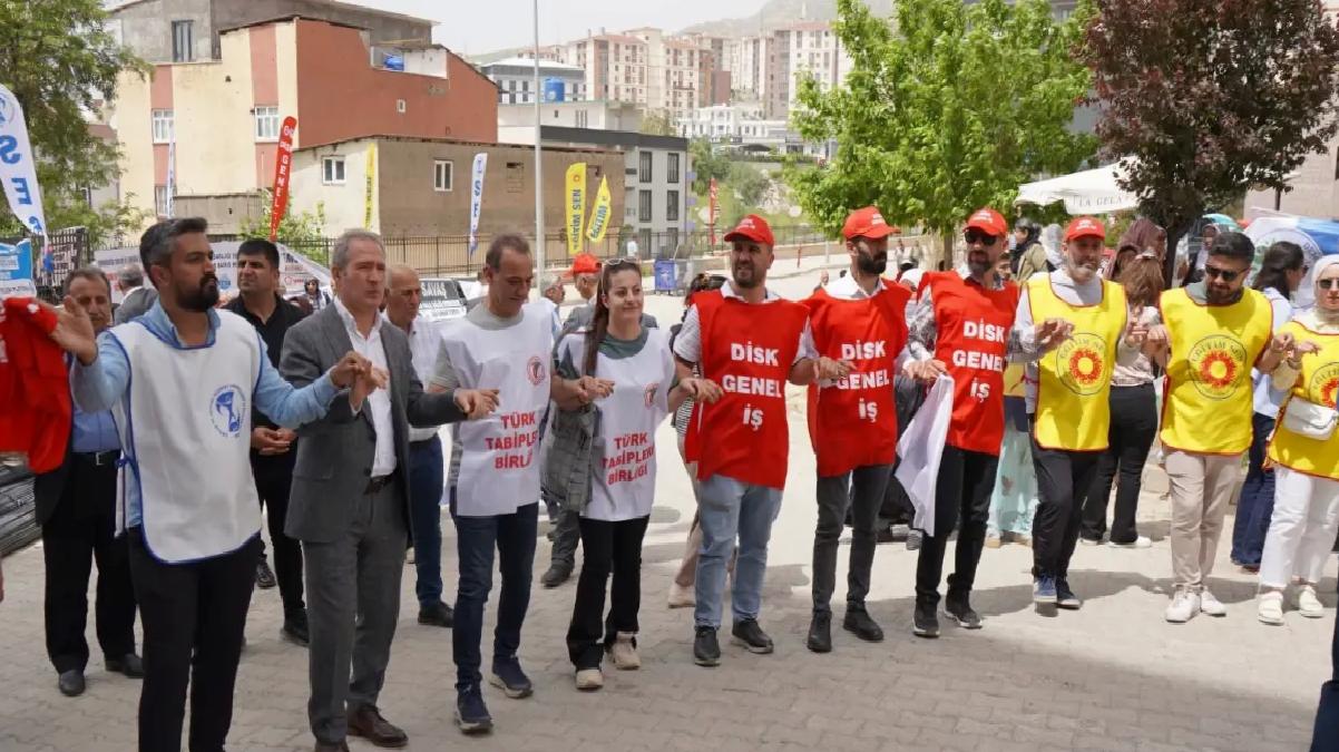 1 Mayıs Emek ve Dayanışma Günü Mardin, Şırnak, Siirt, Batman, Tunceli ve Elazığ’da kutlandı