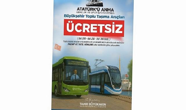 19 Mayıs’ta Kocaeli’nde ulaşım ücretsiz