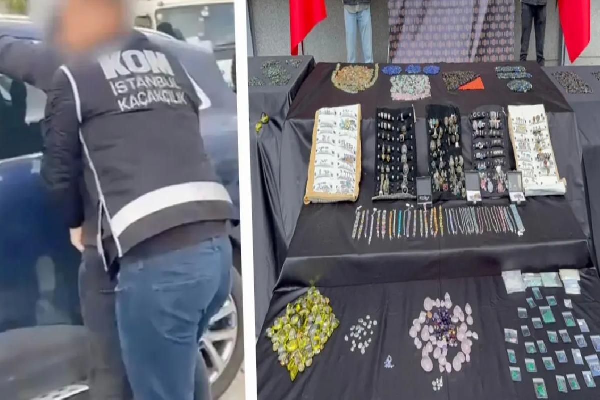 250 Milyon Liralık Kaçak Taşlar Ele Geçirildi