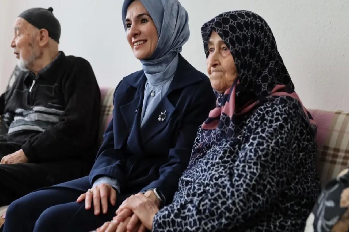 70 Yıldır Birlikte: Göktaş’tan Yılmaz Çiftine Ziyaret