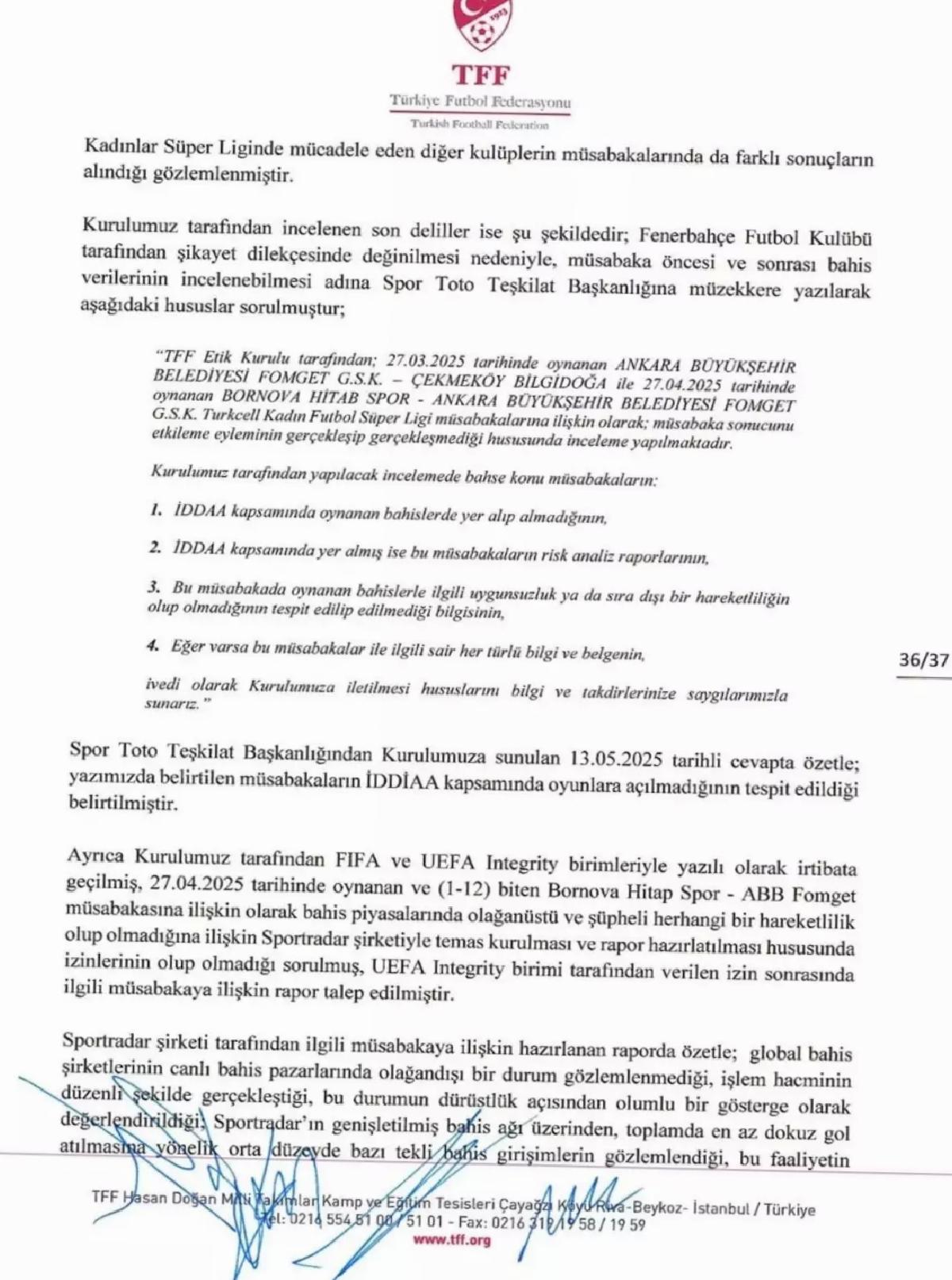 ABB FOMGET Kadınlar Ligi Şampiyonu