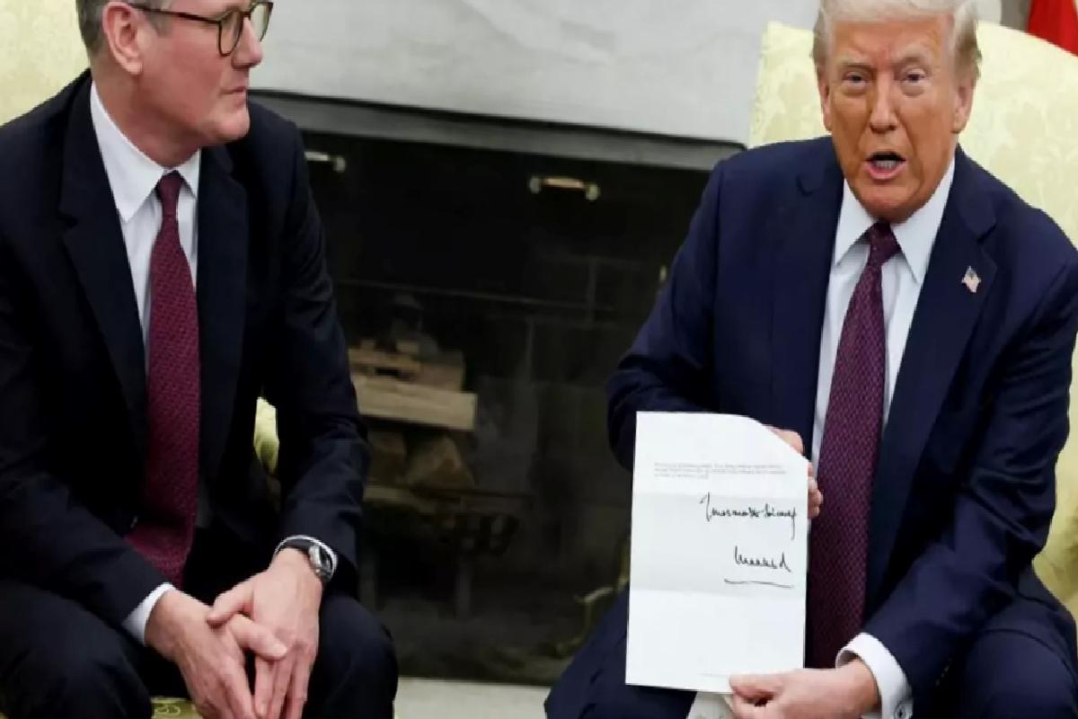 ABD Başkanı Trump: İngiltere ile çığır açan bir gümrük anlaşmasına imza attık.