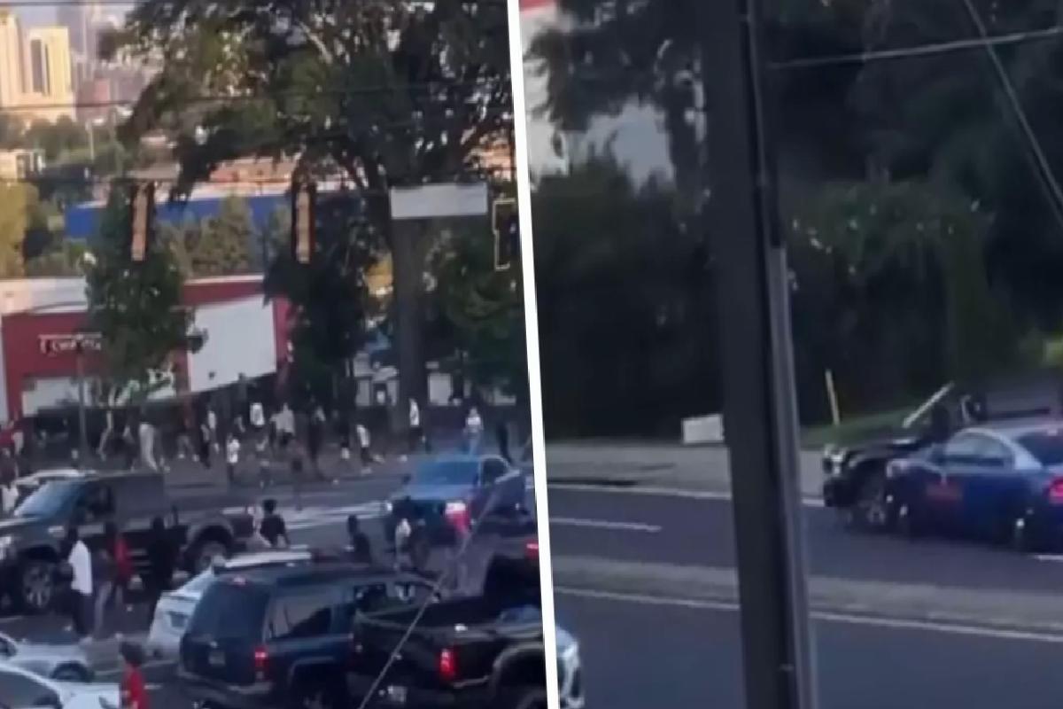 ABD’de polis kalabalığa dalan aracı ‘çarparak’ durdurdu