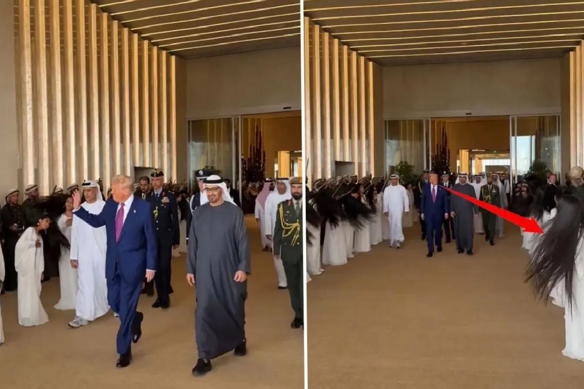 Abu Dabi’de Trump’a sıra dışı karşılama