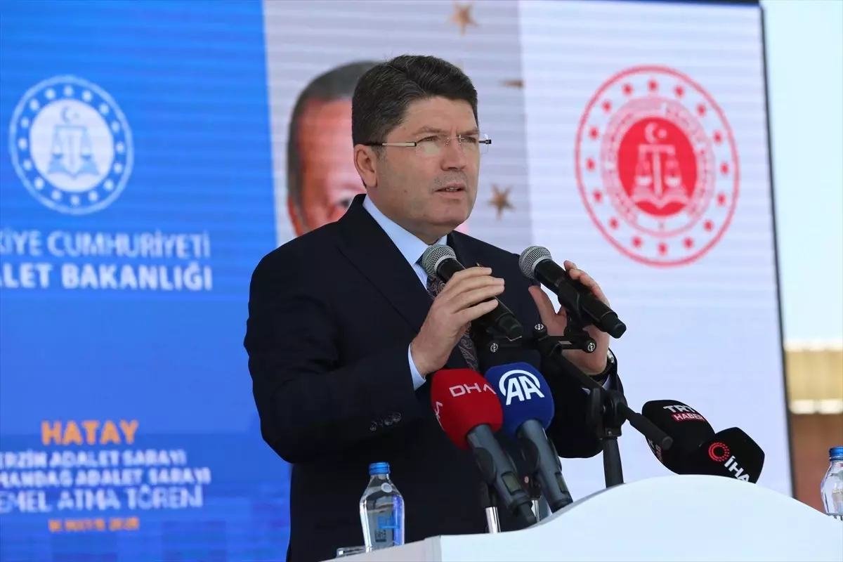 Adalet Bakanı Tunç, Hatay’da adalet sarayı temel atma töreninde konuştu Açıklaması
