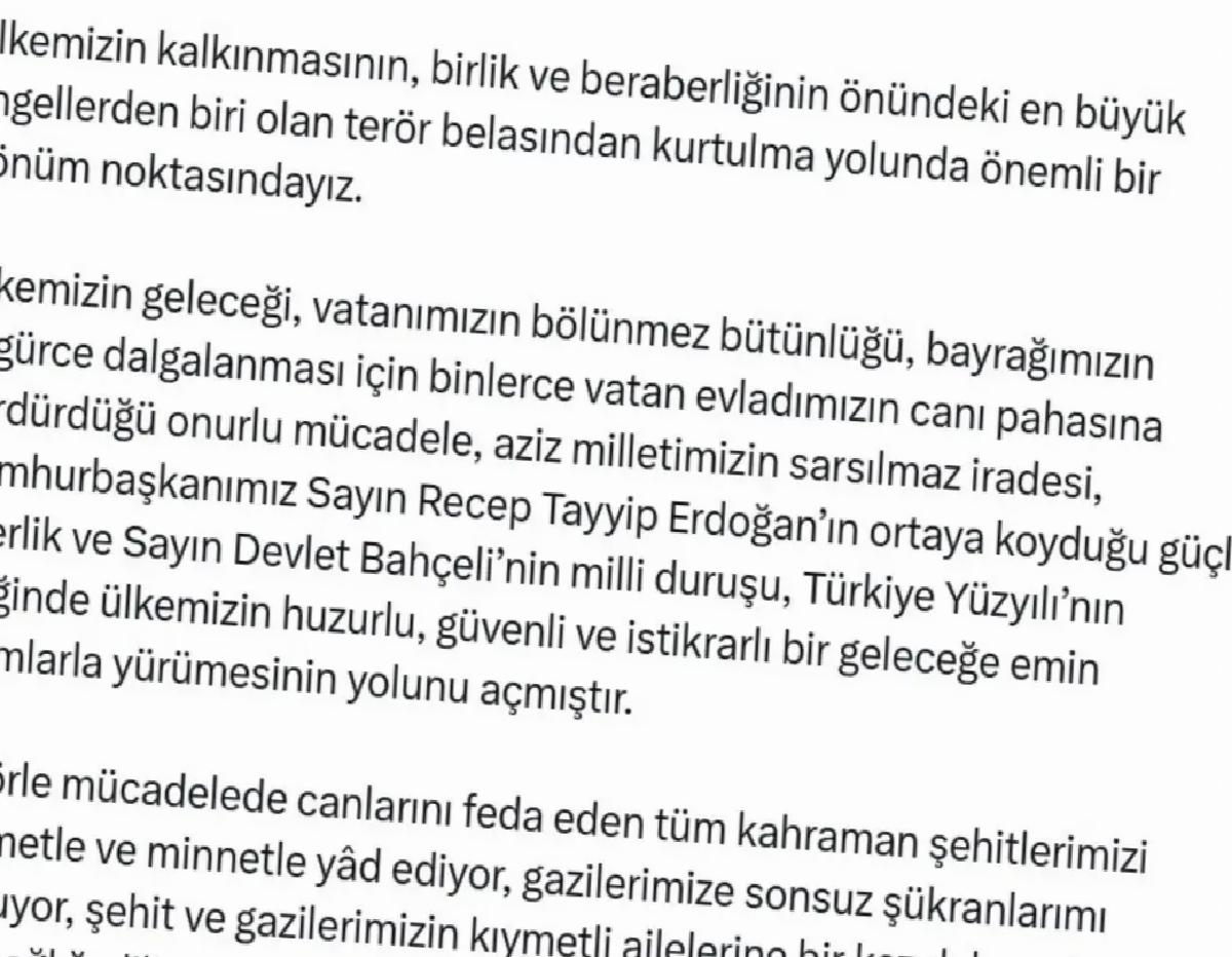 Adalet Bakanı Tunç: ‘Ülkemiz terörün karanlığını ardında bırakacak’