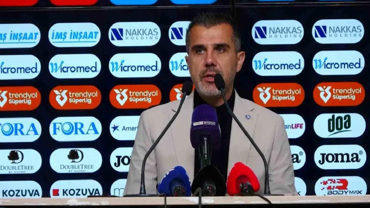 Adana Demirspor’da Teknik Direktör Avcı’dan Açıklamalar