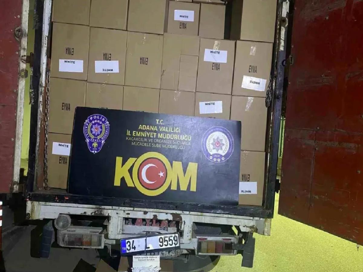 Adana’da 5 Milyon TL’lik Kaçak İhtiyaçlar Ele Geçirildi