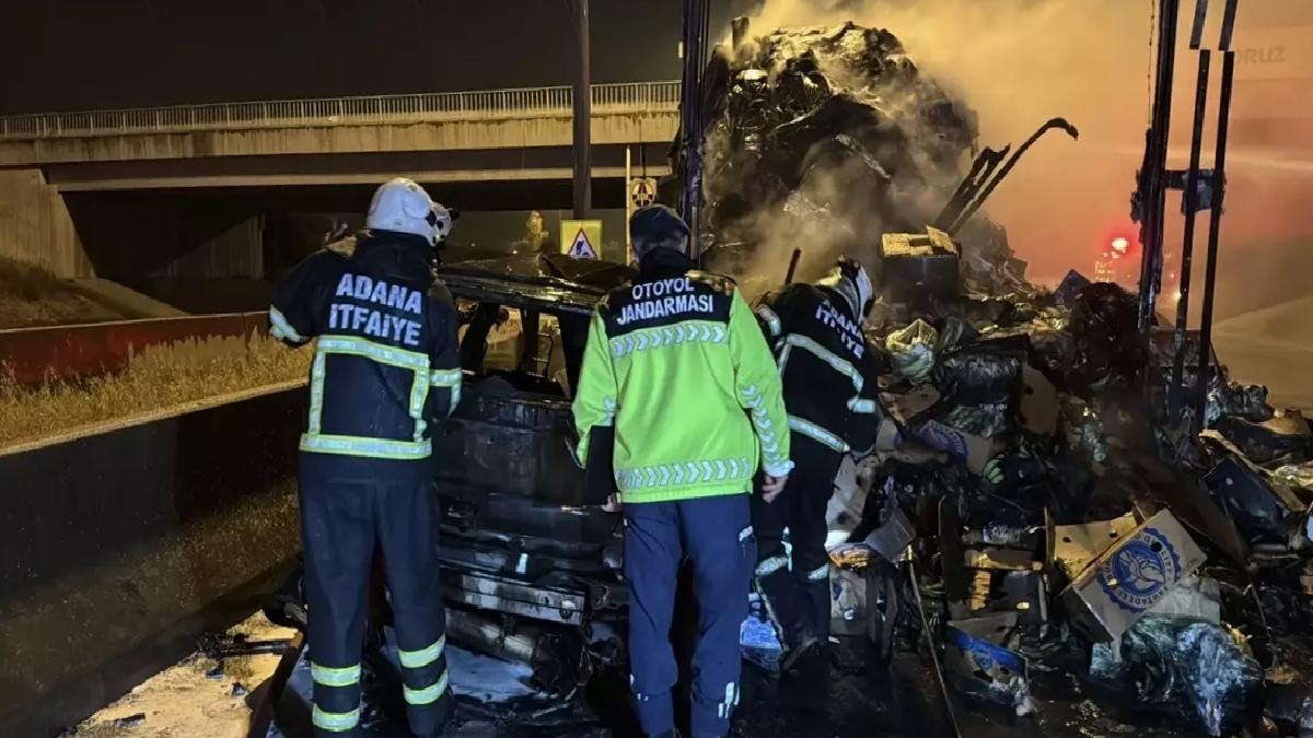 Adana’da Alev Alan Cipte İki Yaralı