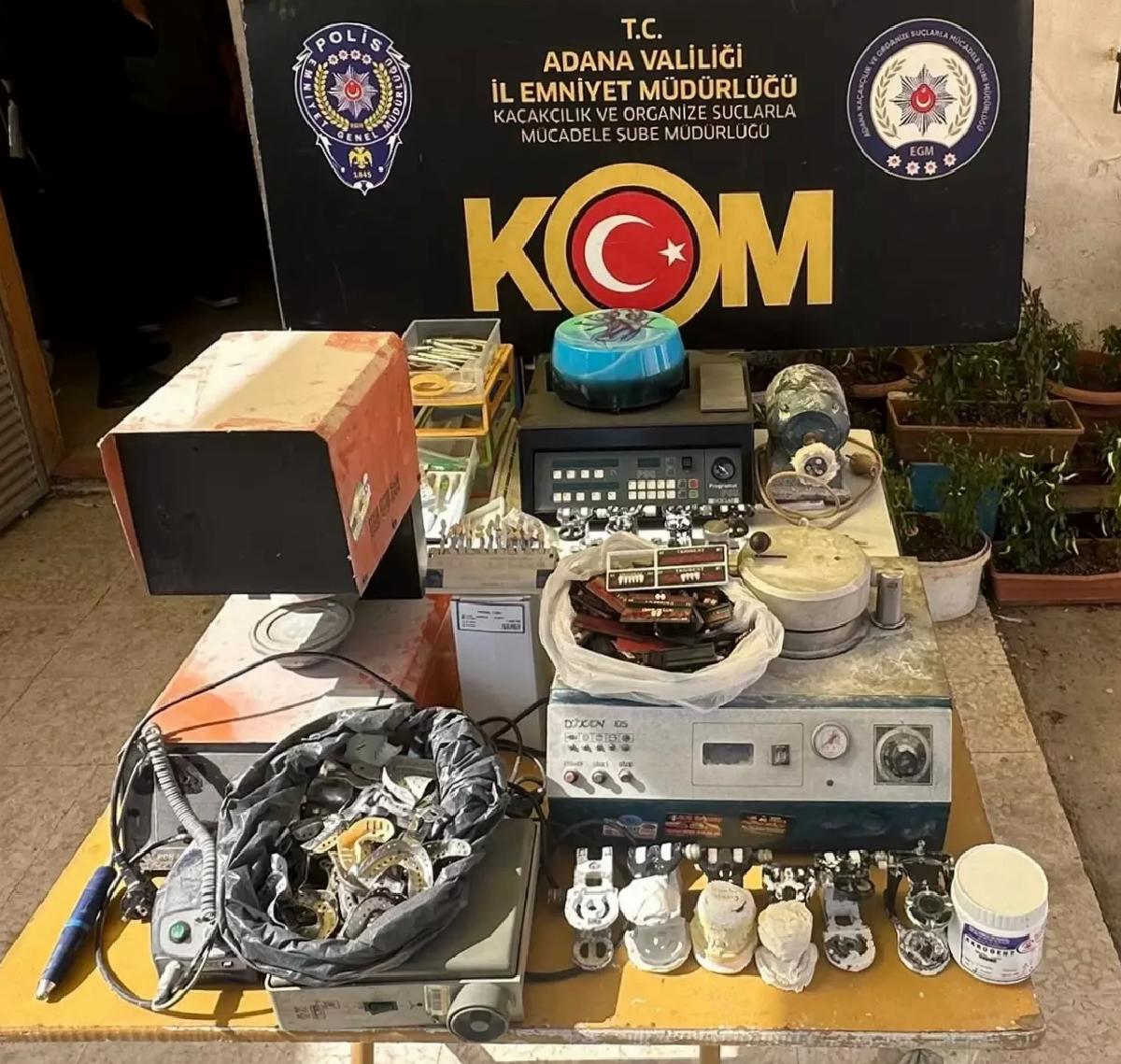 Adana’da Kaçak Diş Protezi İmalatı