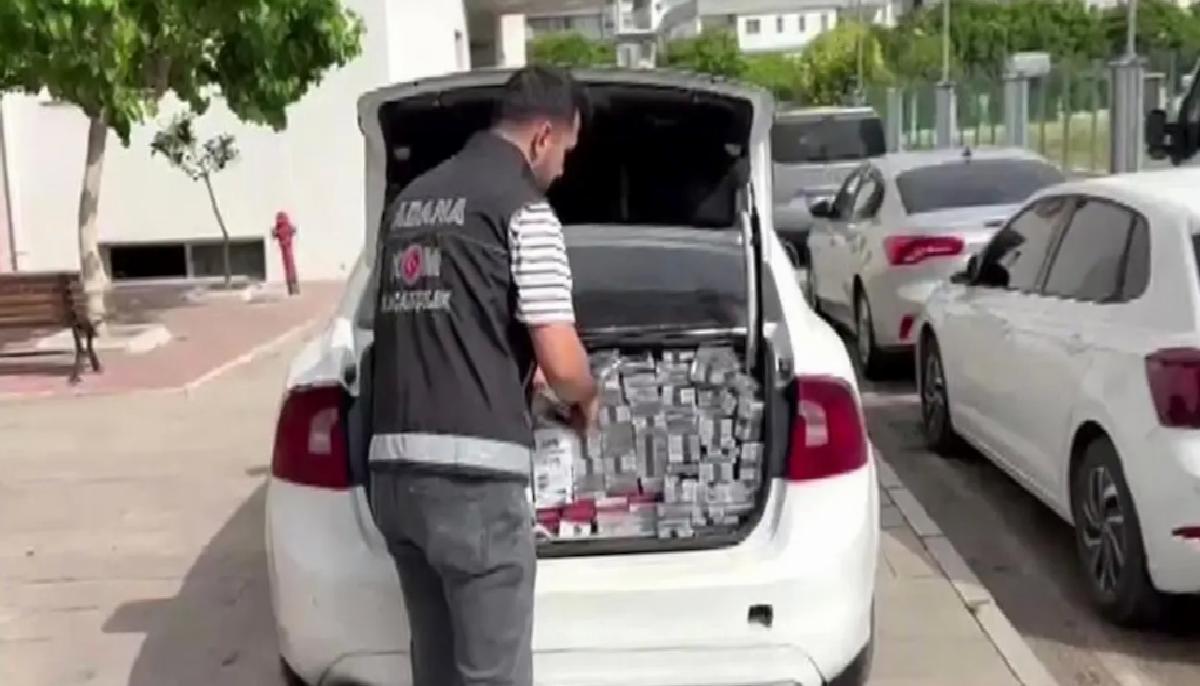 Adana’da Kaçak Sigara Operasyonu