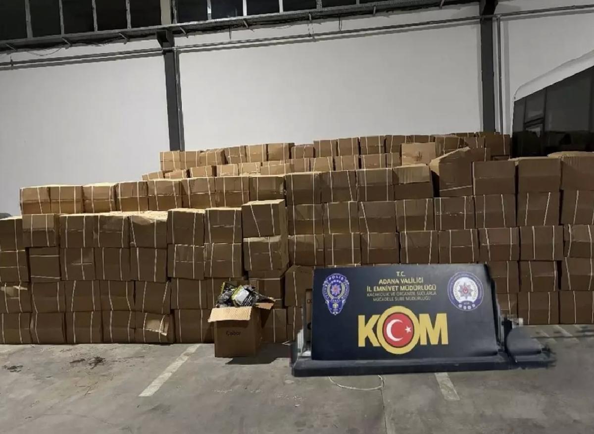 Adana’da Kaçakçılık Operasyonu: 3 Gözaltı