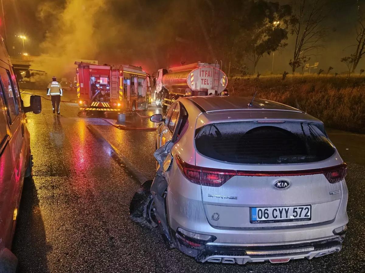 Adana’da Zincirleme Kaza: 2 Yaralı