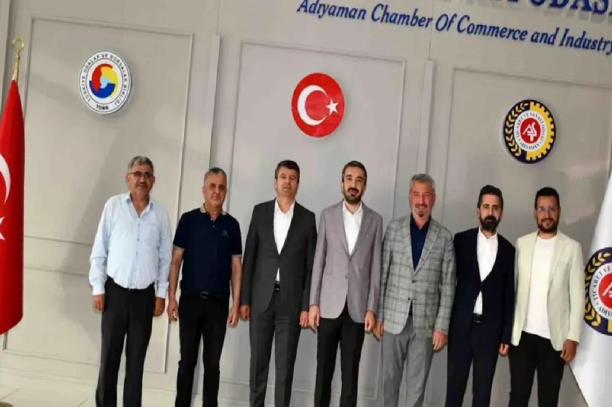 Adıyaman Belediye Başkanı Tutdere, Ticaret ve Sanayi Odası’nı Ziyaret Etti