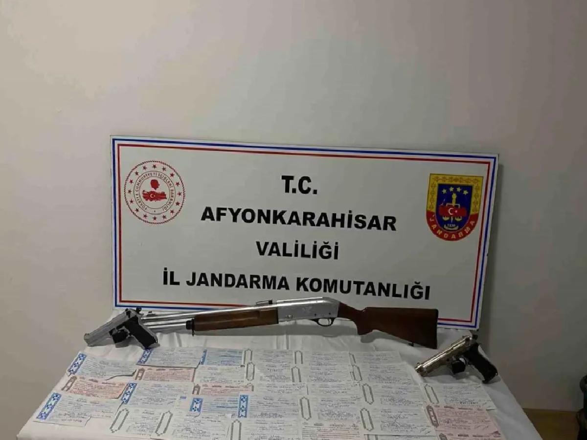 Afyonkarahisar’da Tefecilik Operasyonu