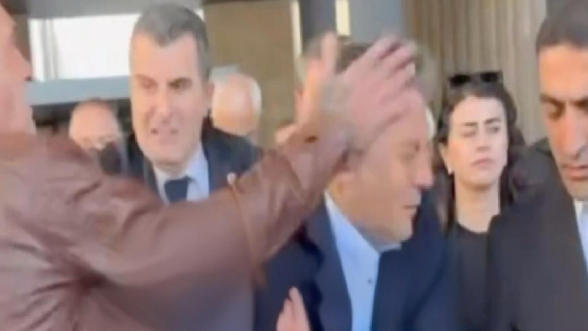AKM’de Özgür Özel’e saldırı