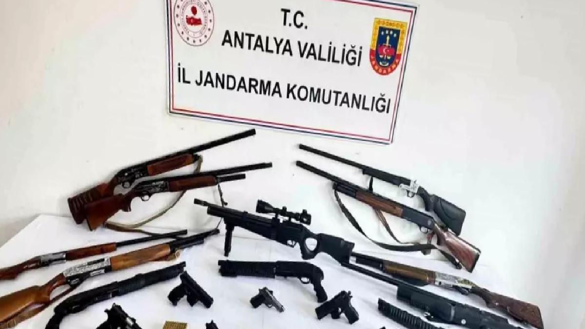 Alanya’da Silah Kaçakçılığına Operasyon