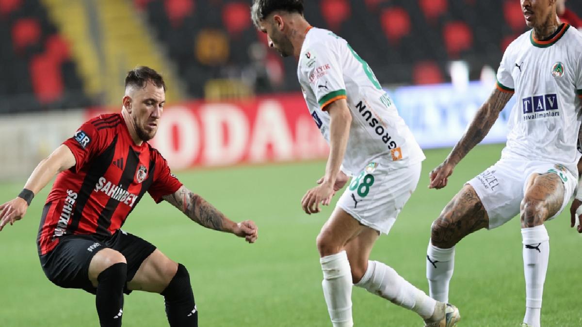 Alanyaspor, Gaziantep FK deplasmanında kazandı