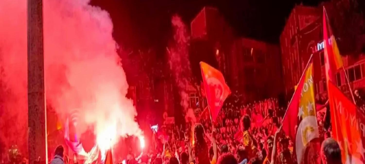 Aliağa’da Galatasaray Şampiyonluğu Coşkusu