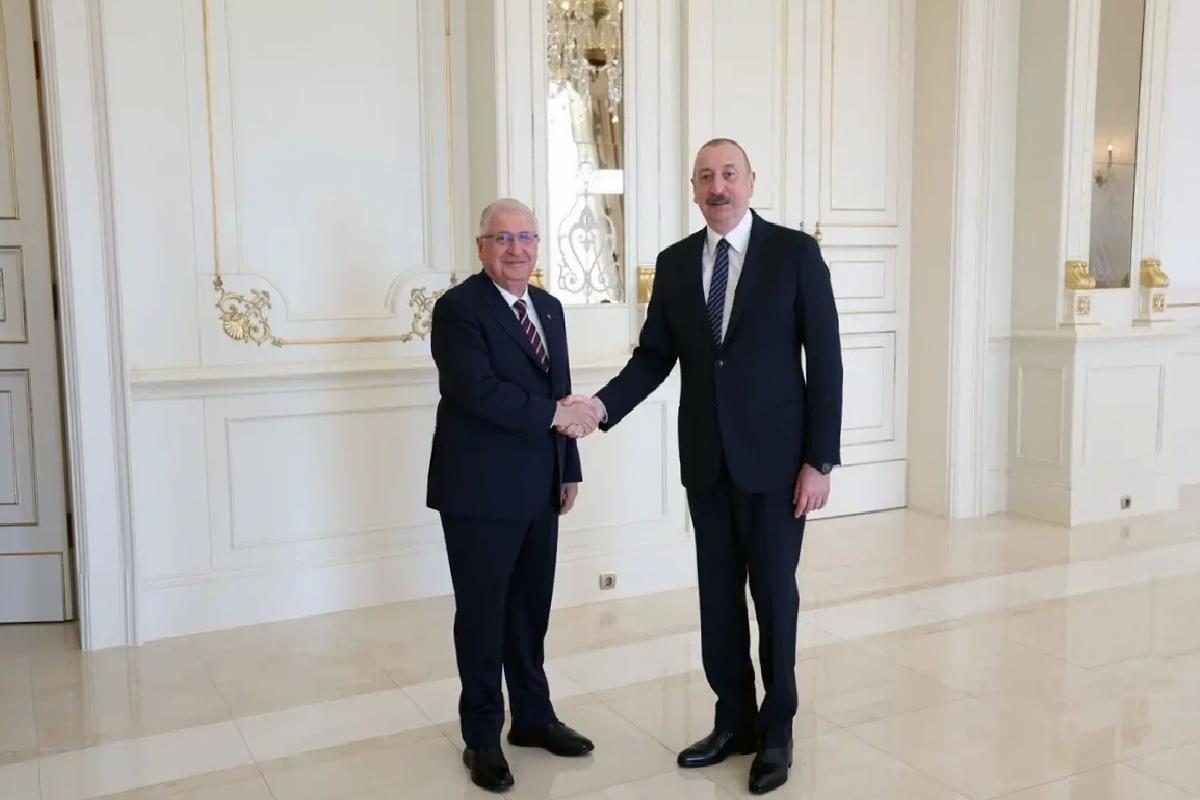 Aliyev, Bakan Güler’i Kabul Etti