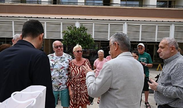 Alman çifte Başkan Topaloğlu’ndan teşekkür plaketi