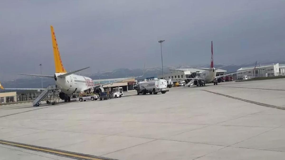 Amasya Merzifon Havalimanı’nda 12 bin 602 yolcu