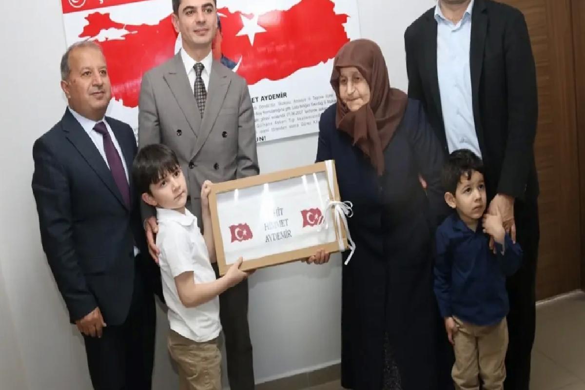 Amasya’da şehit annesi, oğlunun isminin verildiği kurumu ziyaret etti