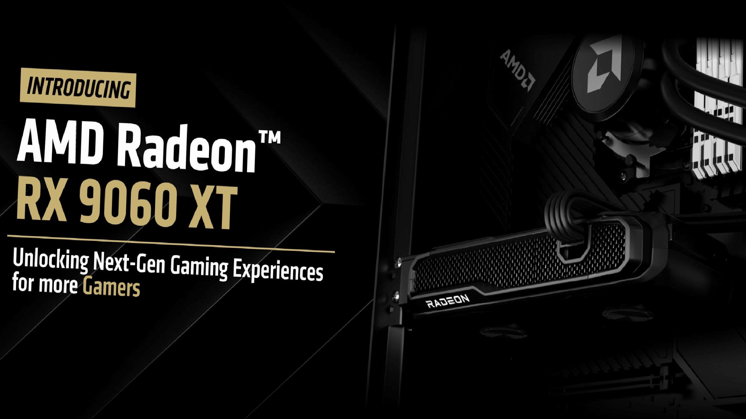 AMD, beklenen RX 9060 XT’yi tanıttı: Nvidia RTX 5060’e doğrudan rakip