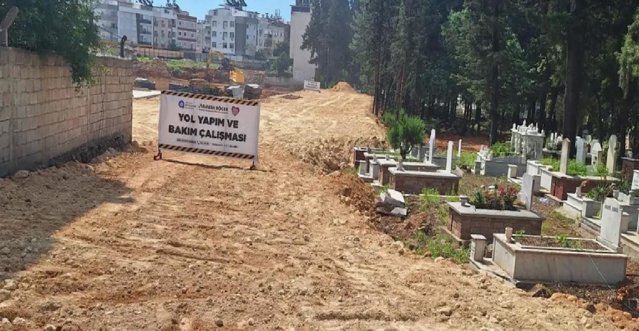 Andızlı Mezarlığı’ndaki Yol Çalışmasına Tepki