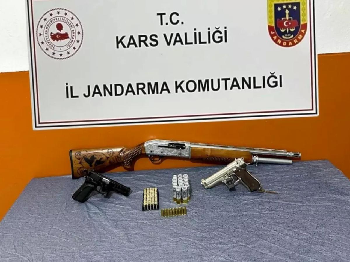 Arpaçay’da Silah Operasyonu