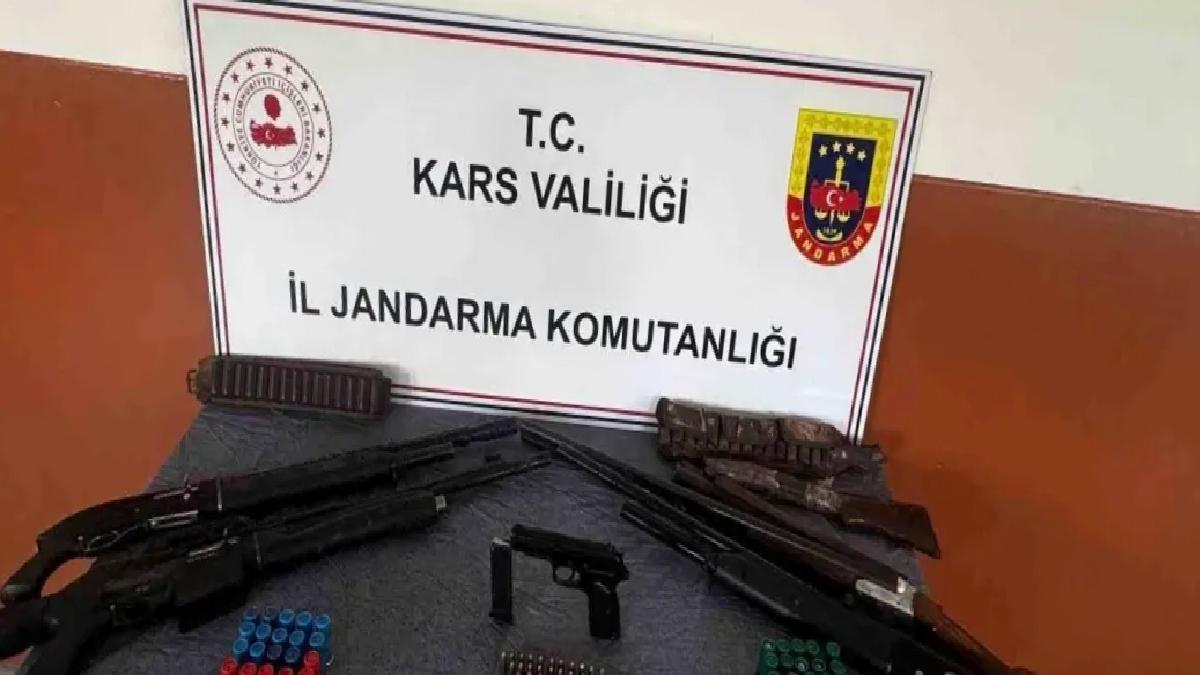 Arpaçay’da Silah Operasyonu