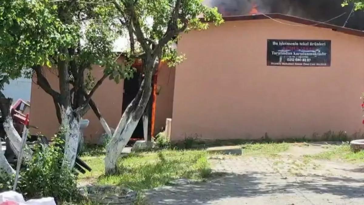 AVCILAR’da Restoran Yangını