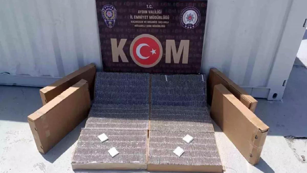 Aydın’da 51 Bin Kaçak Makaron Ele Geçirildi