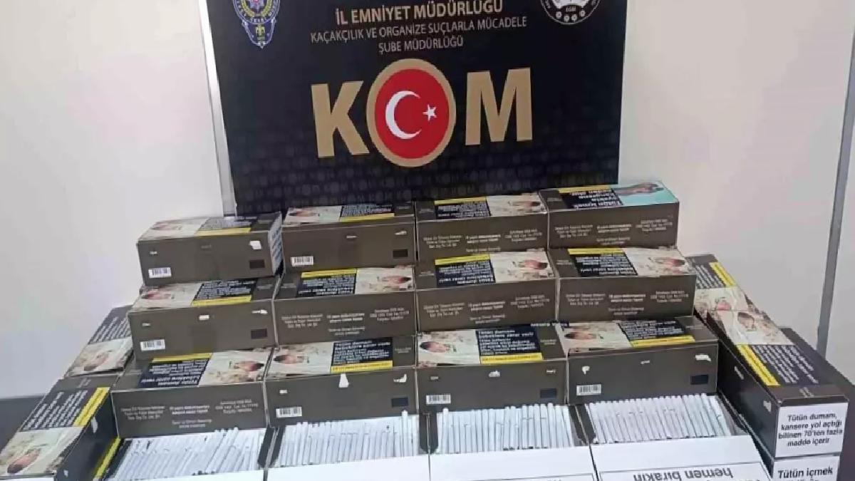 Aydın’da Kaçak Makaron Operasyonu