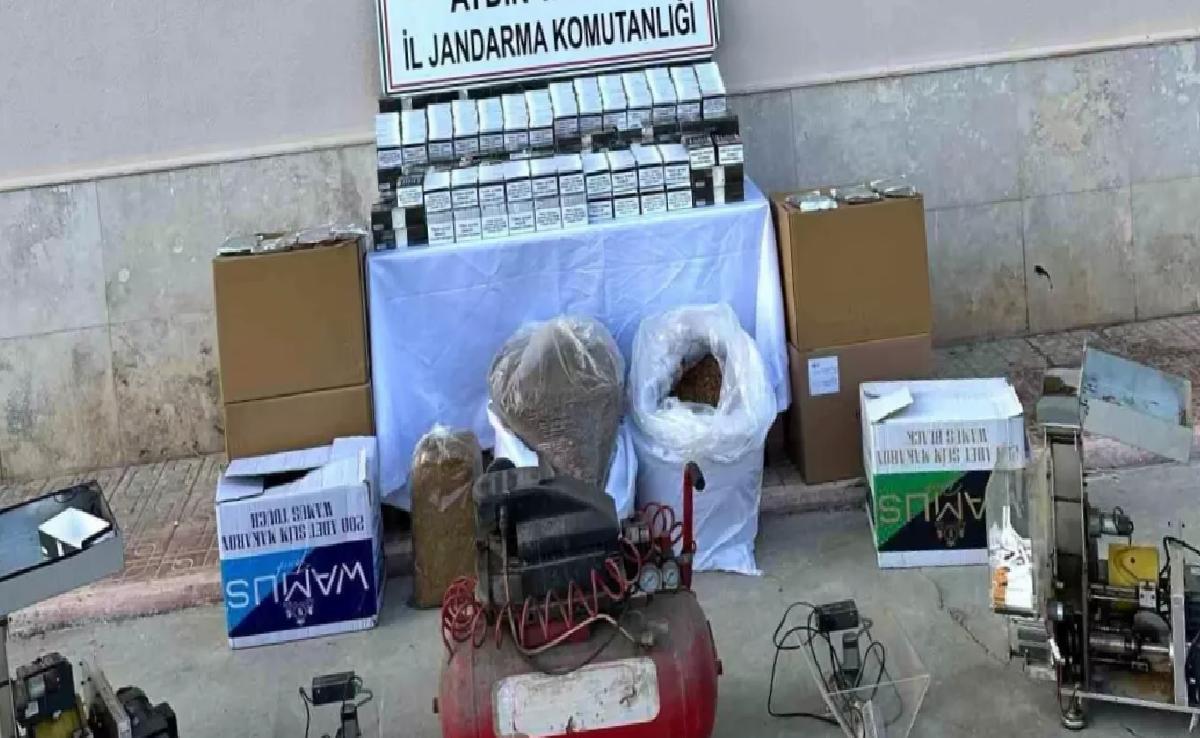 Aydın’da Kaçak Sigara Baskını