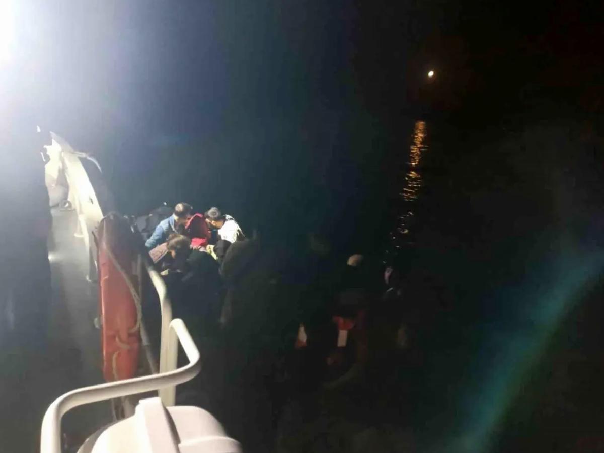Ayvalık’ta Düzensiz Göçmen Operasyonu