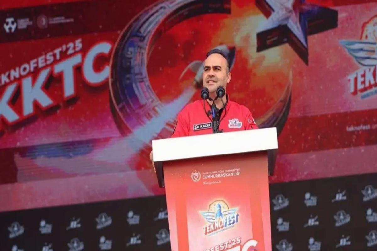 Bakan Kacır, TEKNOFEST KKTC’nin kapanış töreninde konuştu Açıklaması