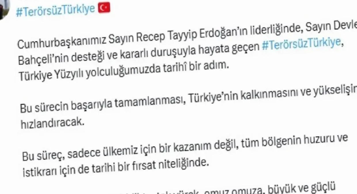 Bakan Kacır: Terörsüz Türkiye, Türkiye’nin kalkınmasını hızlandıracak