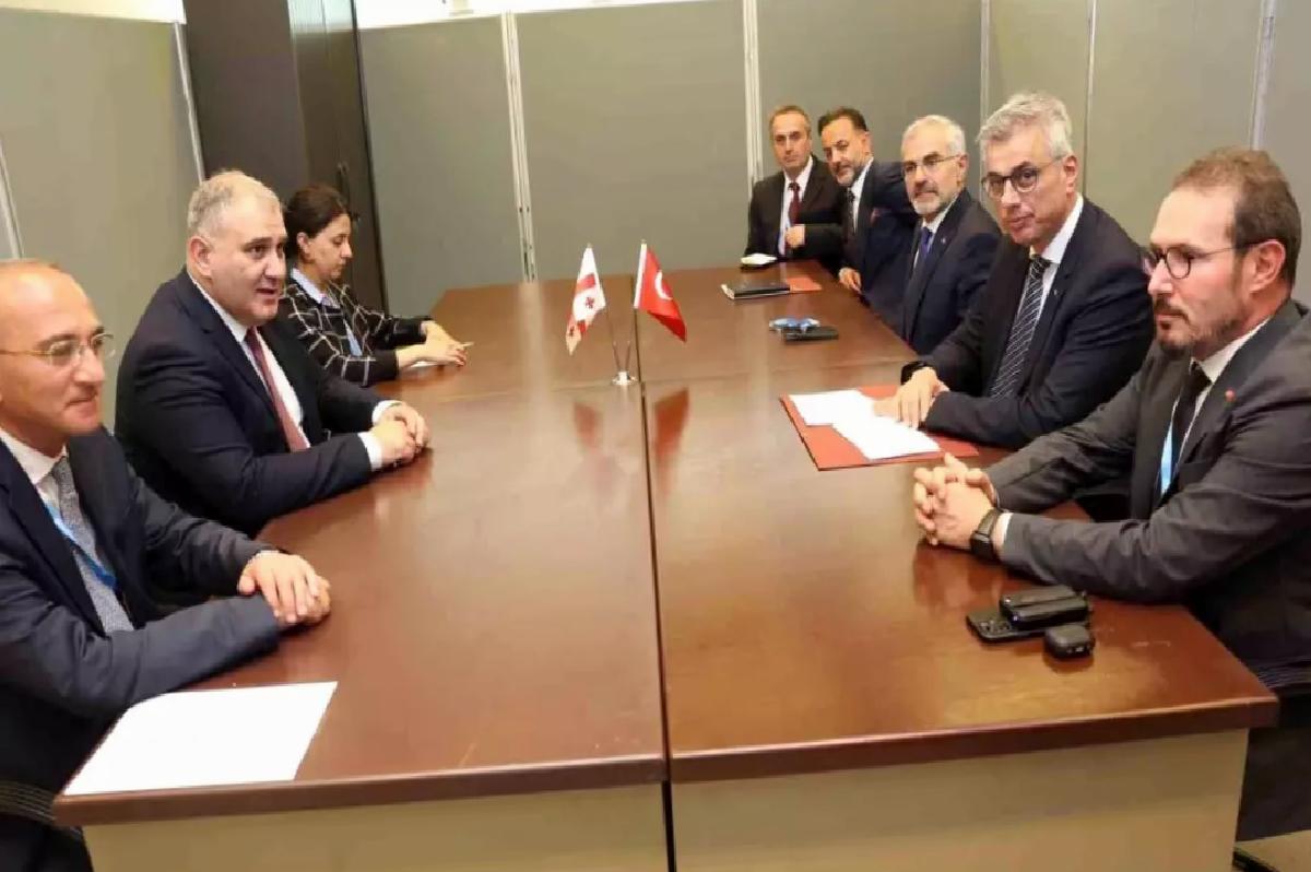 Bakan Memişoğlu, Gürcistanlı Mevkidaşıyla Görüştü